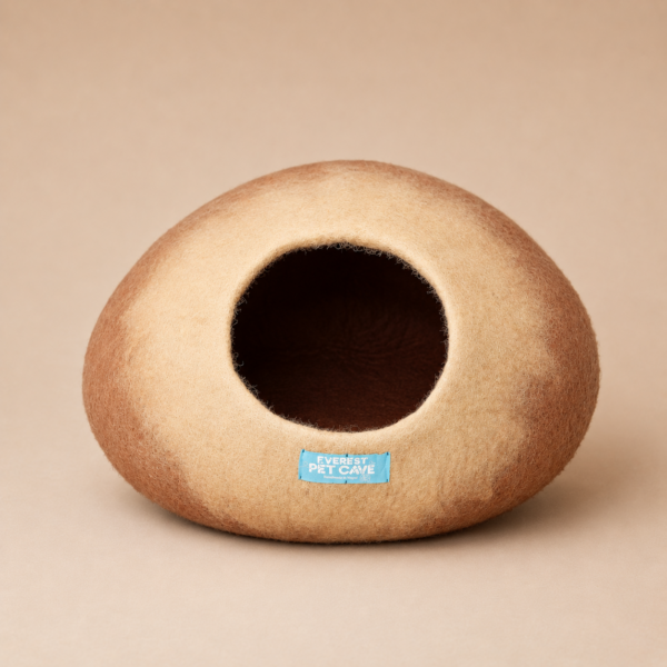 Everest® Cat Cave & Bed - Brown Hue