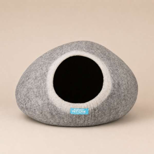 Everest® Cat Cave & Bed - Grey Pattern