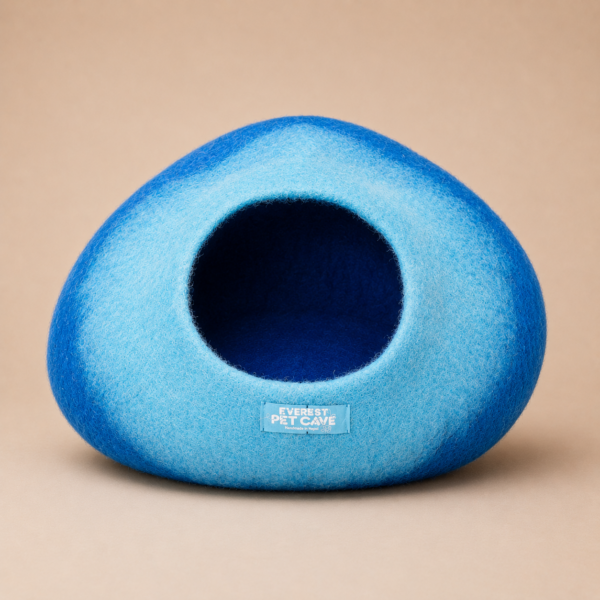 Everest® Cat Cave & Bed - Blues Paradise