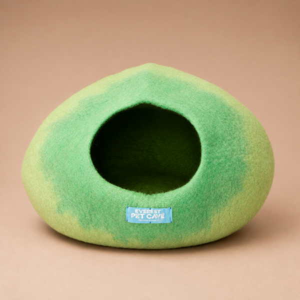 Everest® Cat Cave & Bed - Green Hue