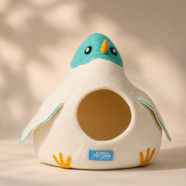 Everest® Cat Cave & Bed - Duck - 100% Wool
