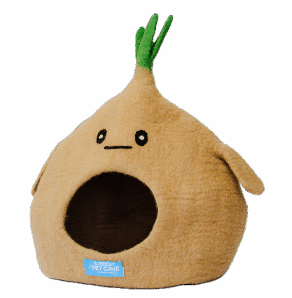 Everest® Cat Cave & Bed - Turnip - 100% Wool