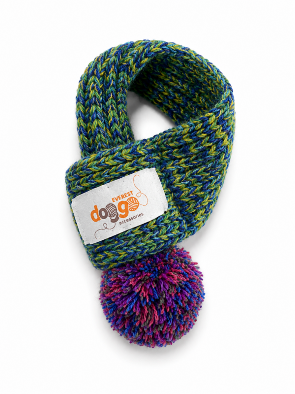 Everest® Dog Scarf Green - 100% Wool