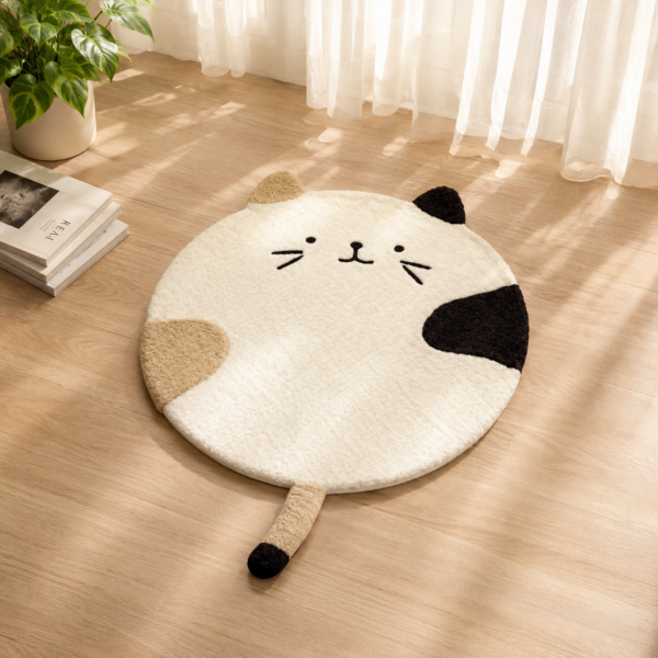 Resting Cat Mat - White
