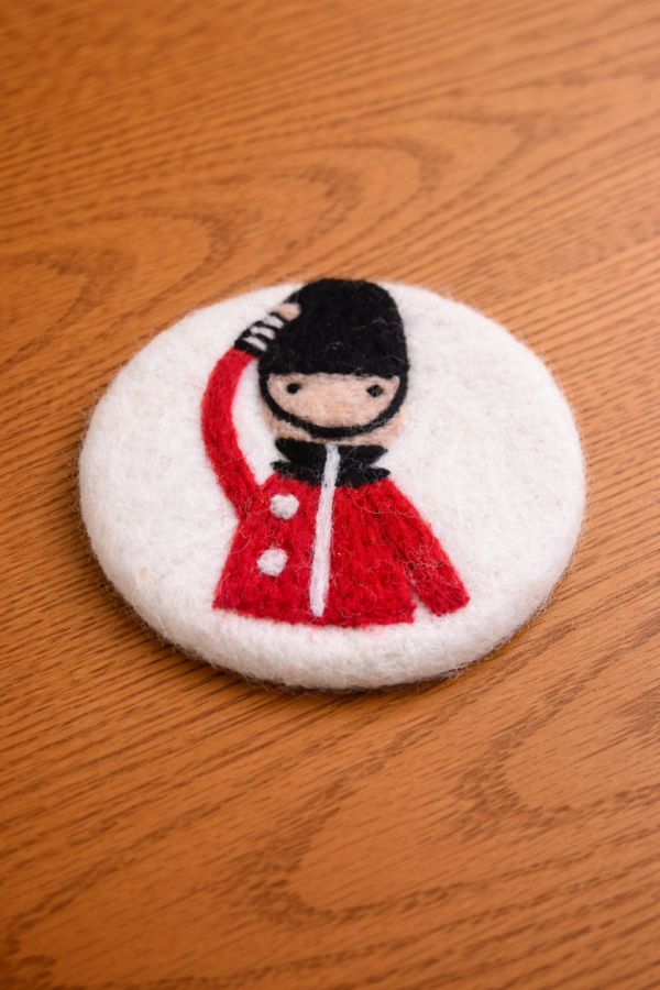 London Guard Felted Coaster -100% Wool