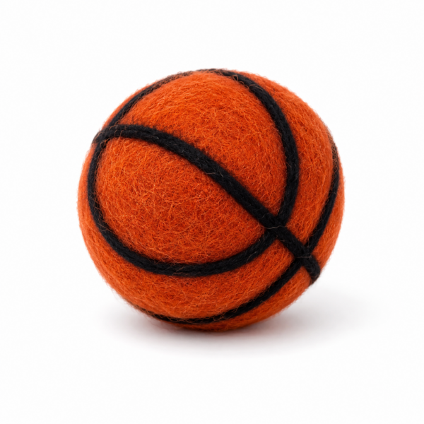Basketball with bell - 100% Wool