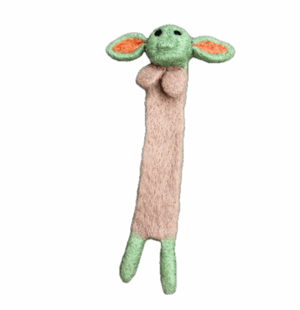 Felted Yoda Bookmark - 100% Wool