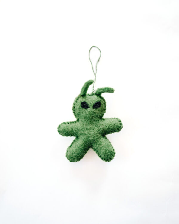 Hanging Ornaments - Green Alien