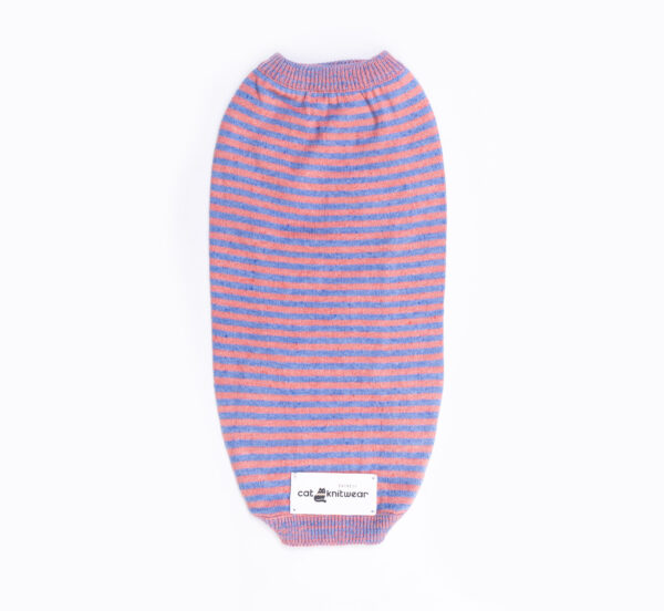 Pink & Blue Cat Jumper | Cotton Silk | Everest Pets