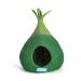 Small Green Onion Cat Cave Bed - 100% Wool