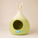 Small Green Cat Cave - 100% Wool