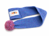 blue dog scarf - 100% Wool