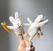 bunny finger puppet