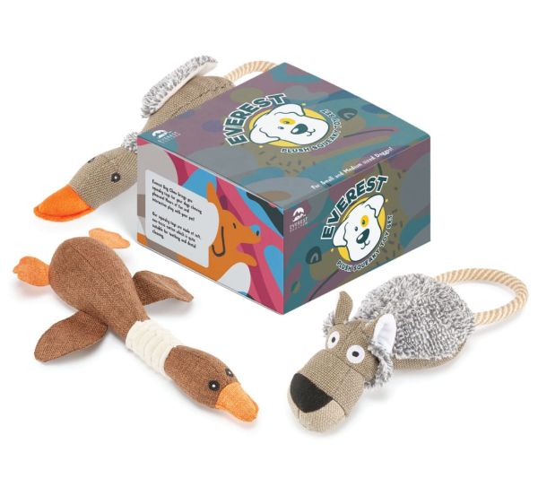 Everest Plush Squeaky Toy Set