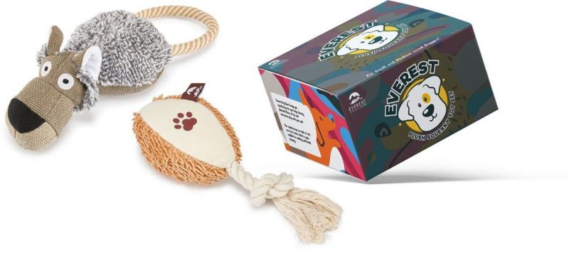 Everest Plush Squeaky Toy Set